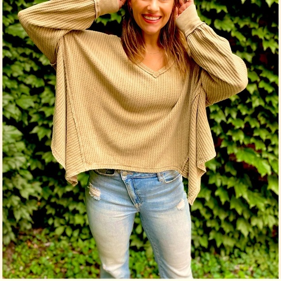 Free People We the Free Coraline Boho Casual Thermal Size Small NWOT - Picture 9 of 14